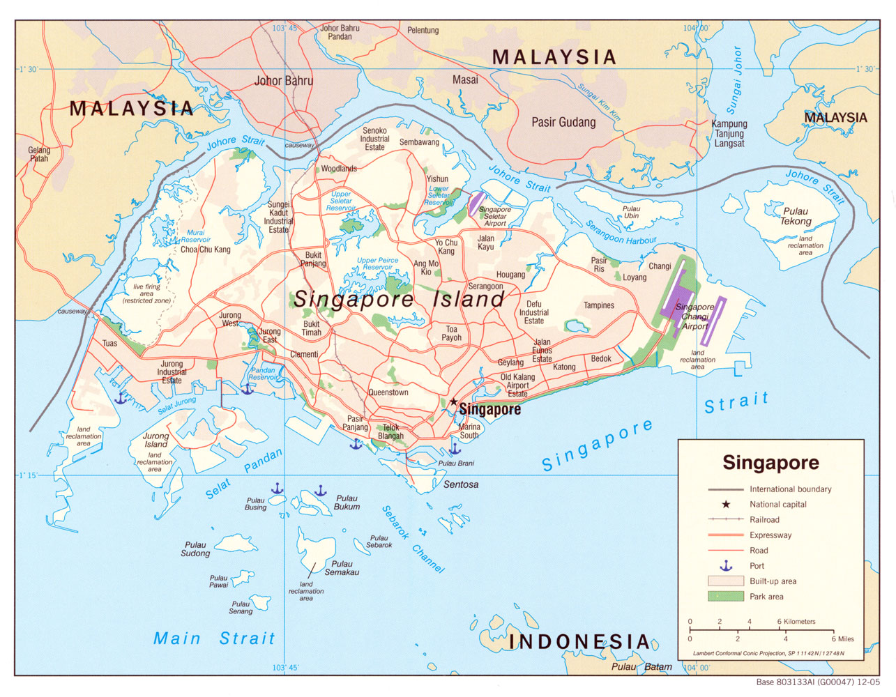 SINGAPORE MAP | Dictionary Bank