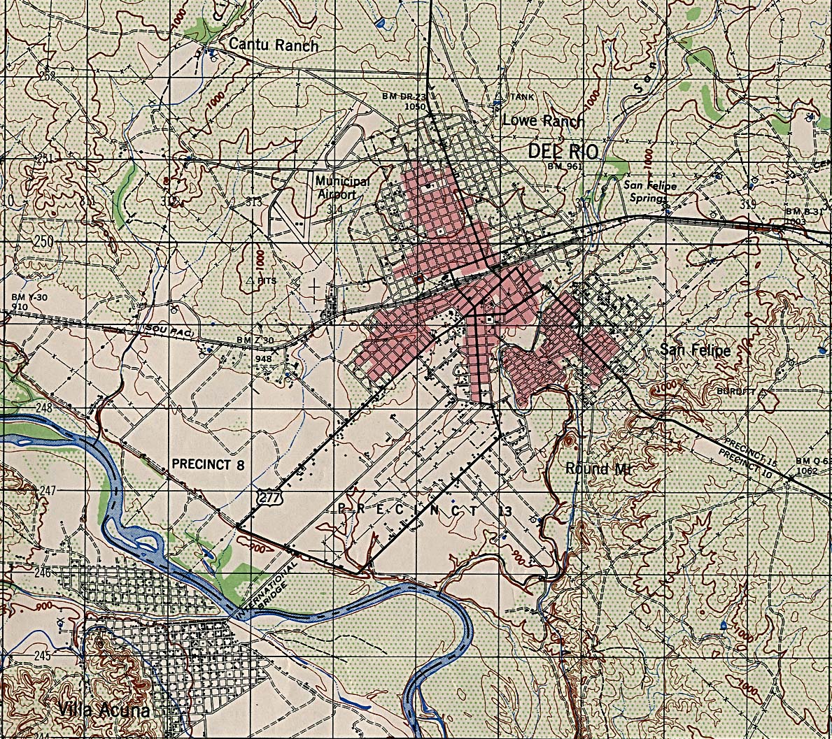 1 Maps ... 1:50,000 A.M.S. 1947 (663K) (University of Texas Electronic Map Collection) ...