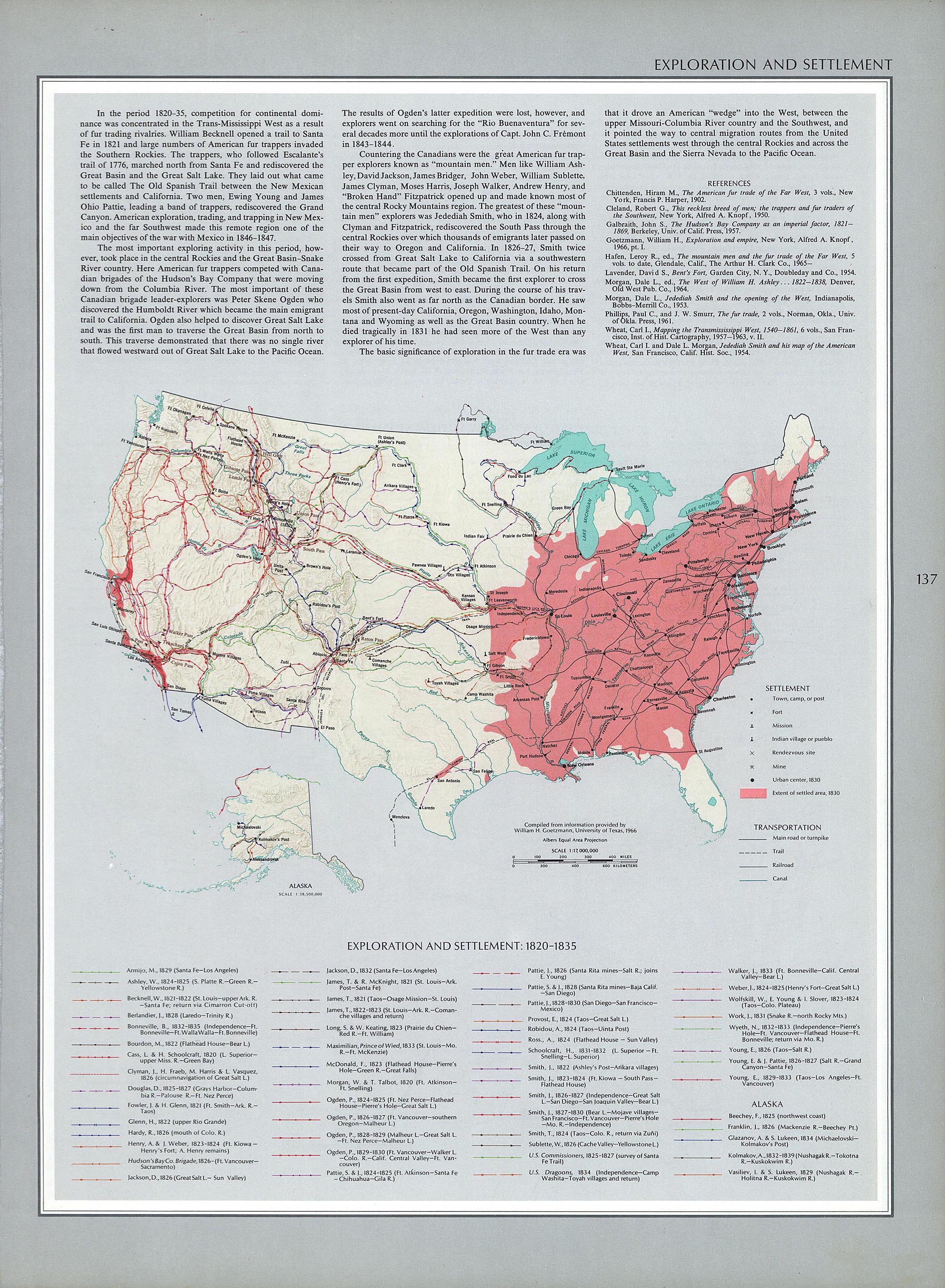 United States Map 1820