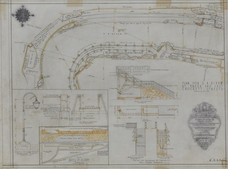 Robert H. H. Hugman drawings