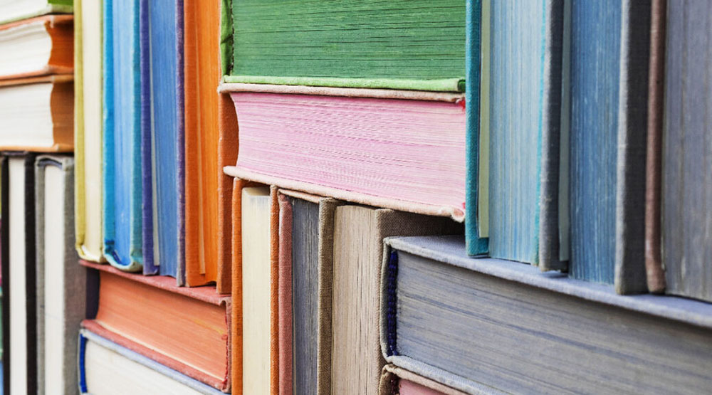 books of a variety of shapes and colors