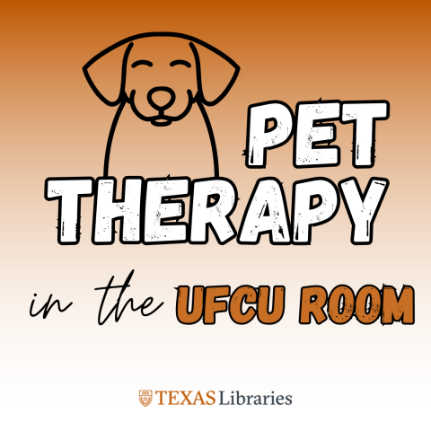 Pet Therapy in the UFCU Room University of Texas Libraries