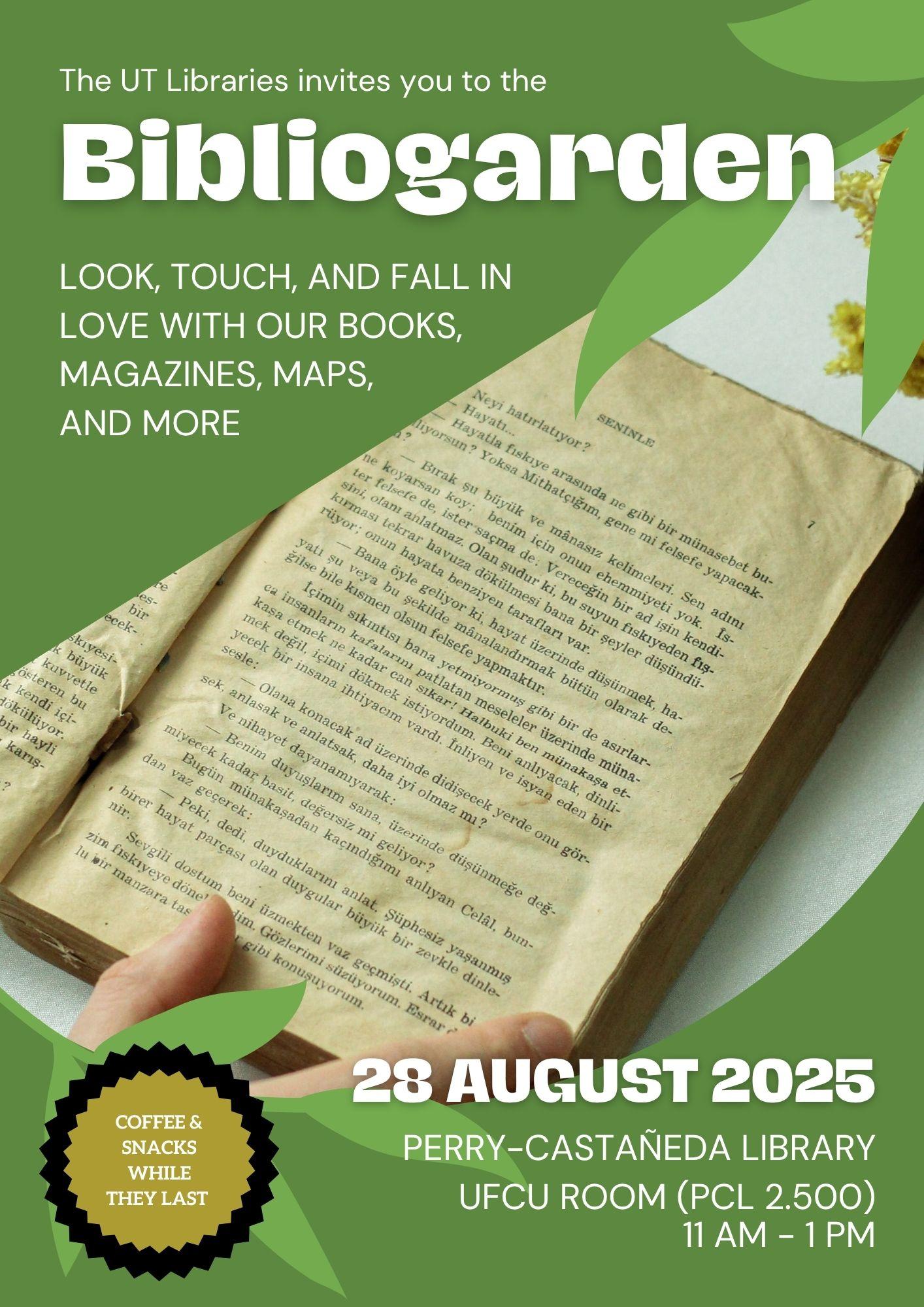 Longhorn Welcome 2025 - Bibliogarden - Flyer Longhorn Welcome 2025 - Bibliogarden - Flyer