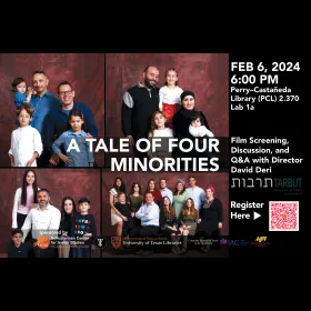 marketing graphic for documentary with accompanying text with event details.