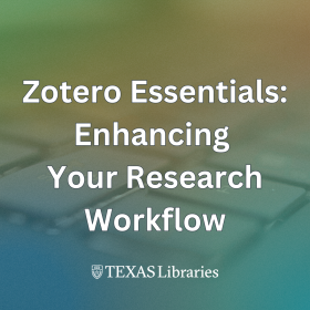 Zotero Essentials Enhancing Your Research Workflow