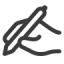 an icon of a hand using a pencil