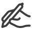 an icon of a hand using a pencil