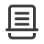 an icon of a piece of paper coming out of a printer