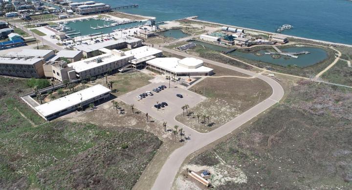 Overhead view of Marine Science Institute