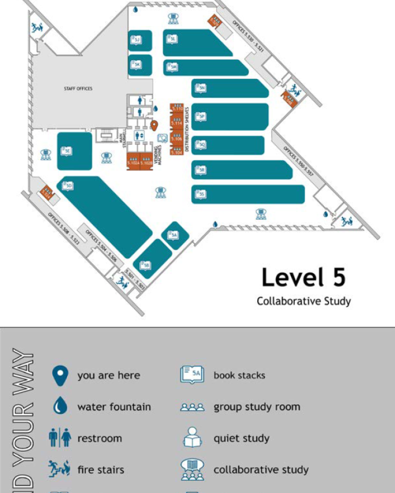 map of pcl floor 5