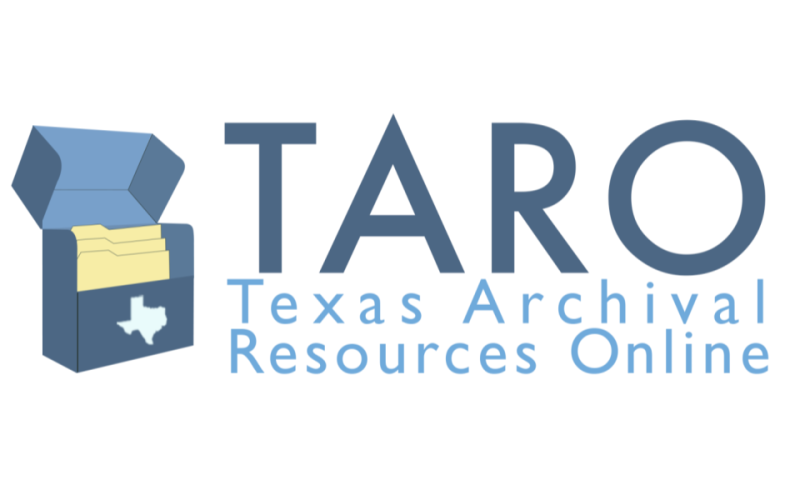 The logo for the Texas Archival Resources Online or TARO for short